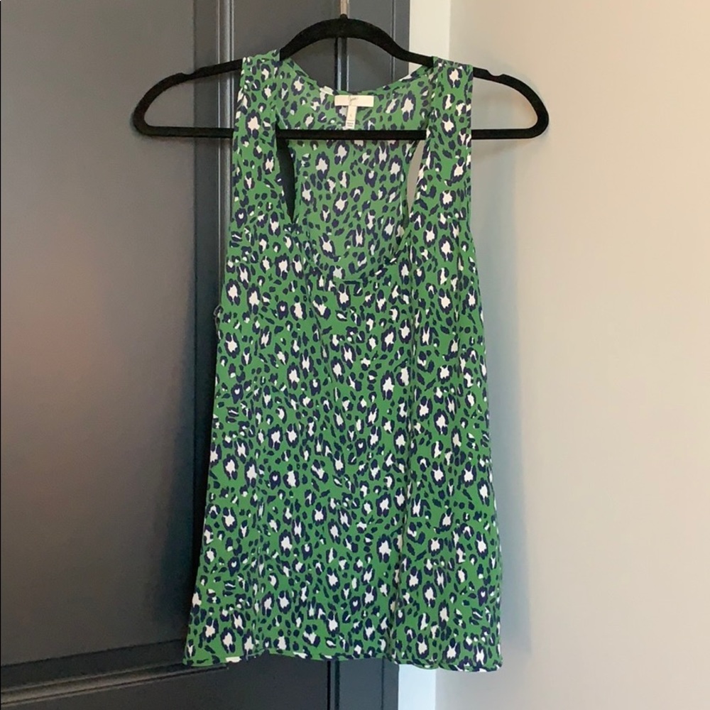 Silk leopard Joie tank